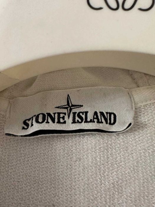 Мъжки суичър с цип Stone Island, лек плетен, размер L
