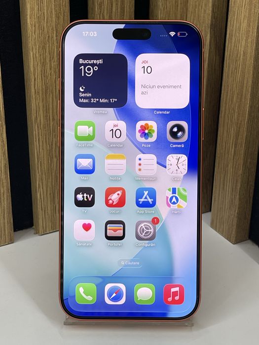 Iphone 17 Pro Max 256Gb 100% bat (46 cicluri) Garantie/Factura #61555