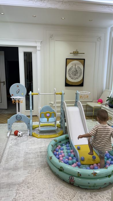 Ogil bolalar uchun Detskiy gorka 1 yosh 2 yosh bolalarga rossa yaxwi