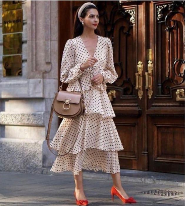 Rochie Voal Zara cu buline