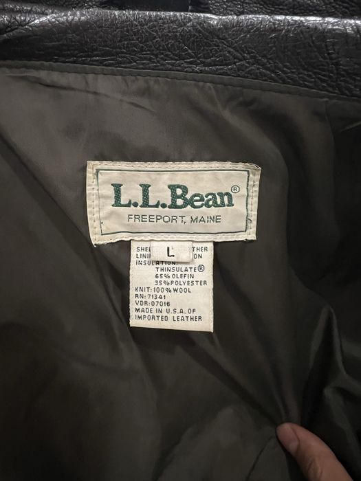 Куртка кожаная L.L. Bean