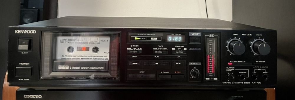 Deck Kenwood KX-780, 3 Head
