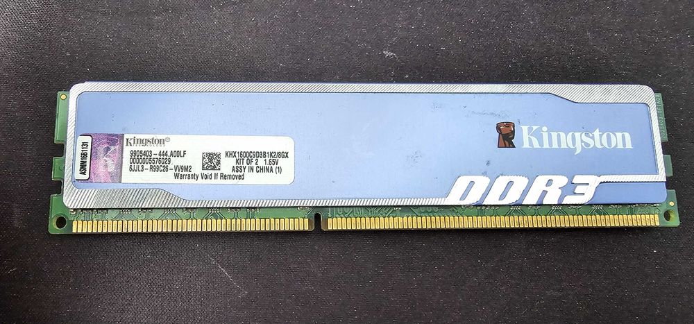 DDR3 Kingston HyperX blu 1x8gb
