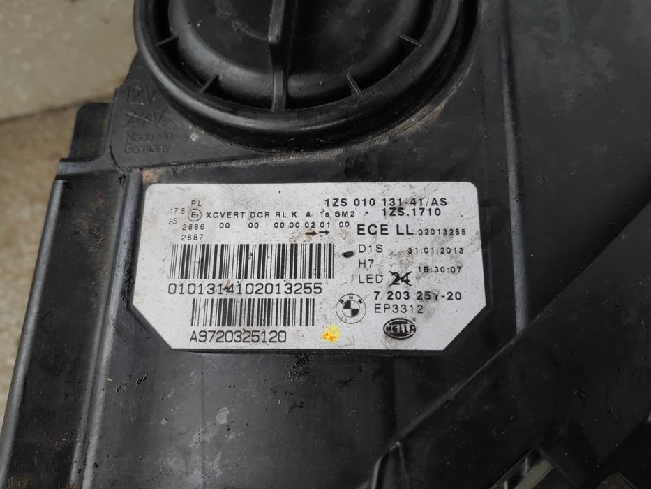 Фар BMW 5 F10 F11 Bi-Xenon ляв /Фар БМВ Ф10 Ф11 /Фар BMW F10 F11 Ориги