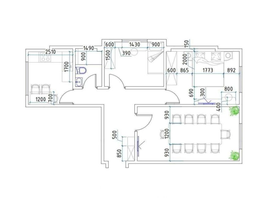 Продается 2-х комнатная квартира на Куйлюке! ЖК Compass