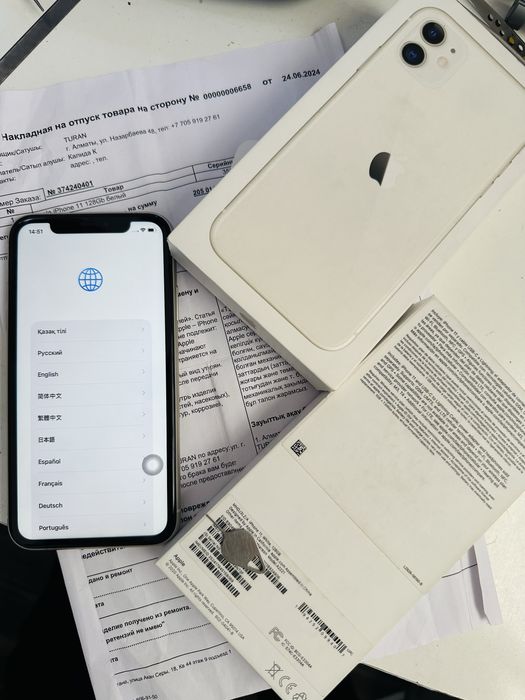 iPhone 11 128ГБ идеал 89%