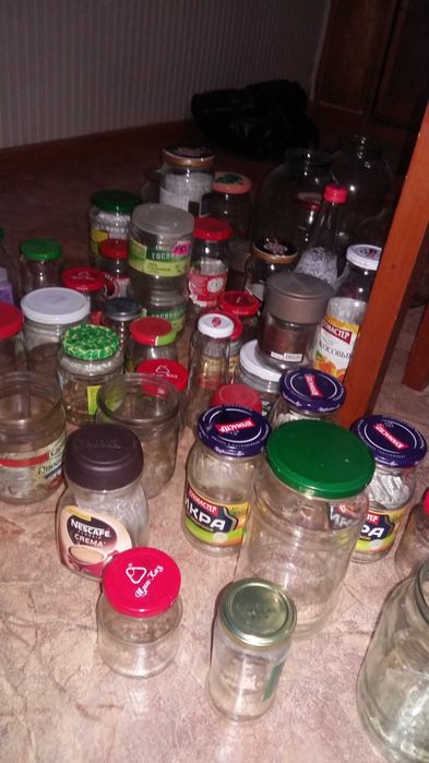 Банки стеклянные разные