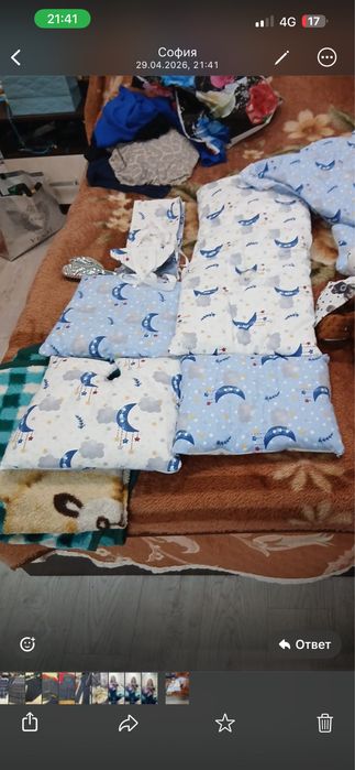 Бортики в кроватку