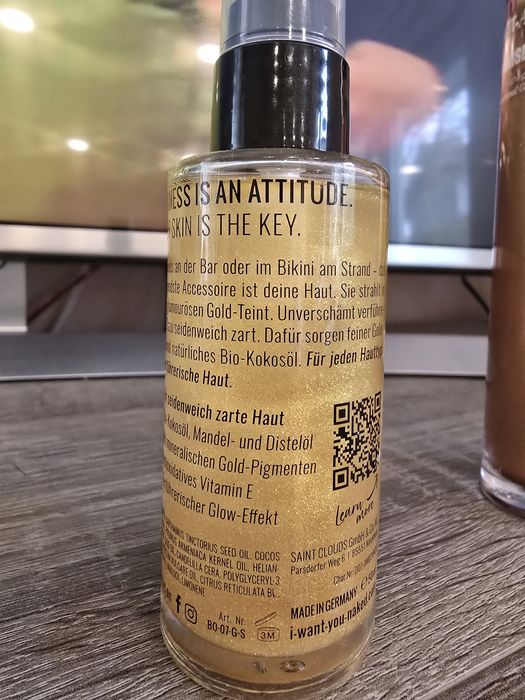 Блестящ лот масла за тяло