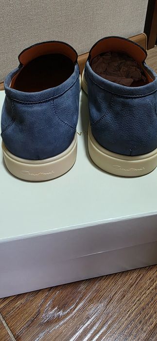 Мужские лоферы от эксклюзивного бренда "Santoni" made in Italy