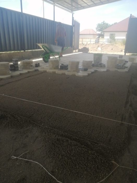 Укладка брущятка