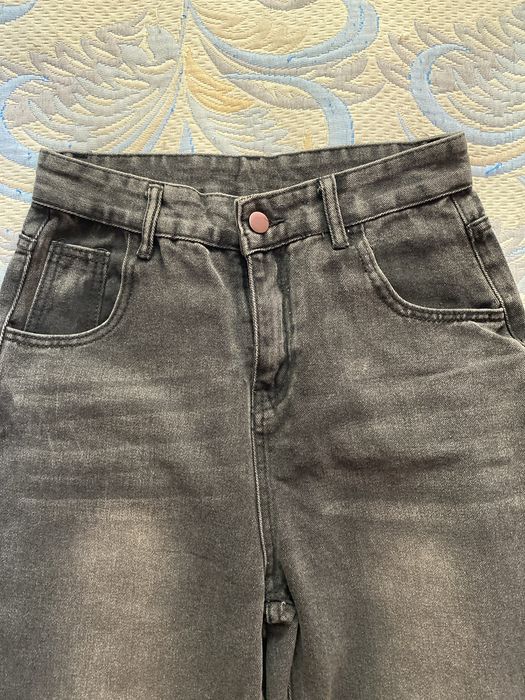 джинсы черные, свободные