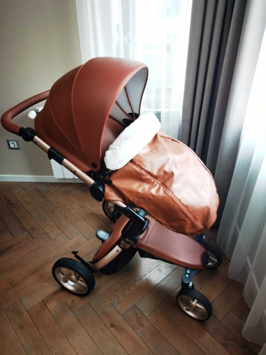 Детска количка Mima Xari Camel 2в1 + зимен чувал и дъждобран