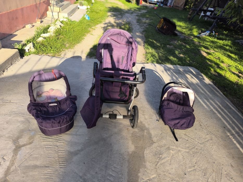 Vând cărut 3 in 1