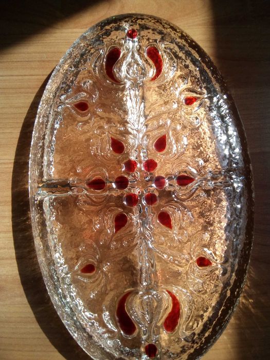 Ваза Murano декантиер кристал плато Bohemia