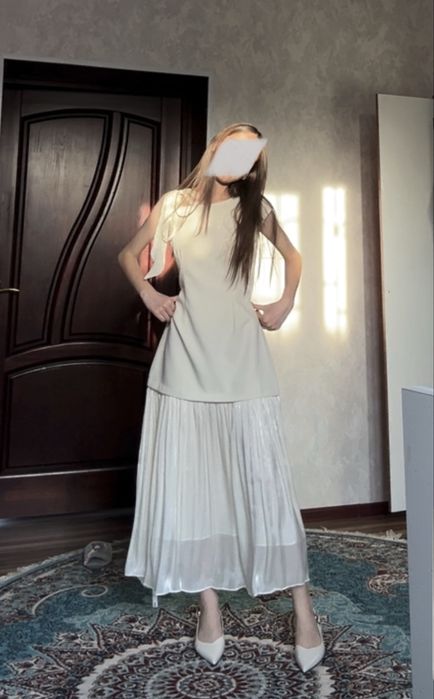 Платье в белом цвете, ақ көйлек