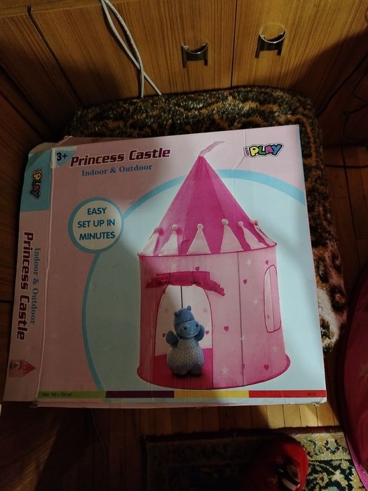 Детска палатка замък за принцеси