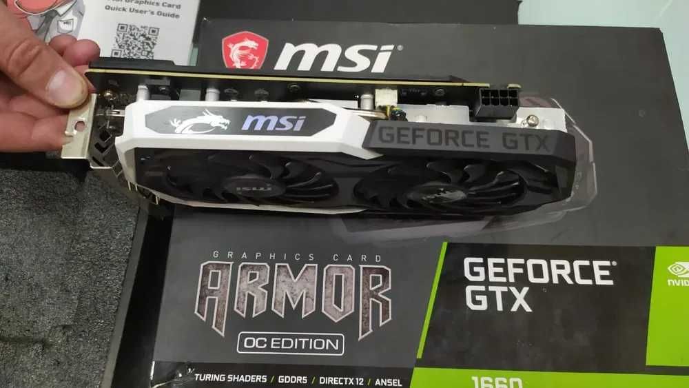 nvidia msi gtx 1660 6gb  oc edition