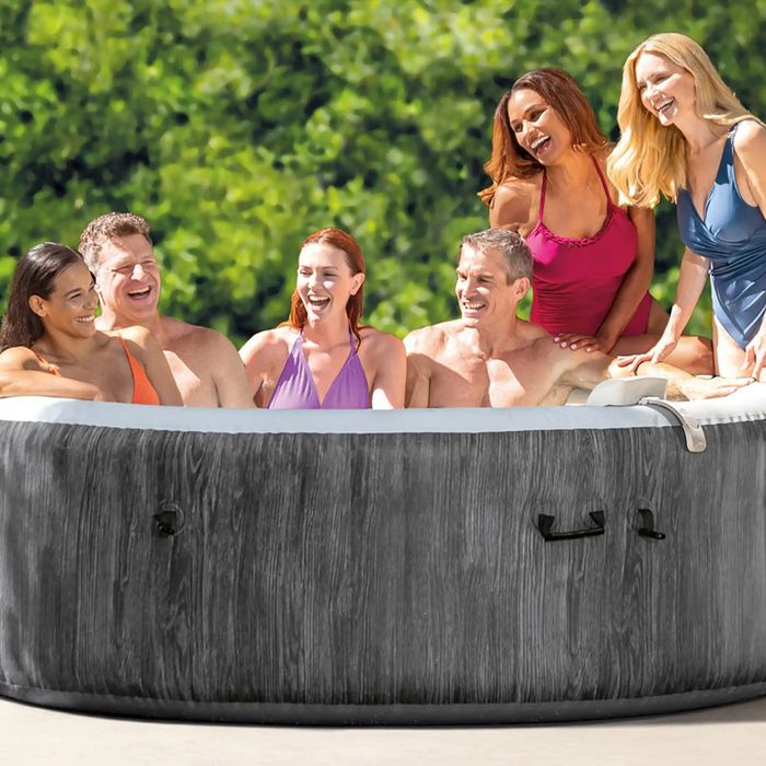 Надуваемо джакузи Intex PureSpa Deluxe, 6 места, 216 x 71 см, Fiber-Te