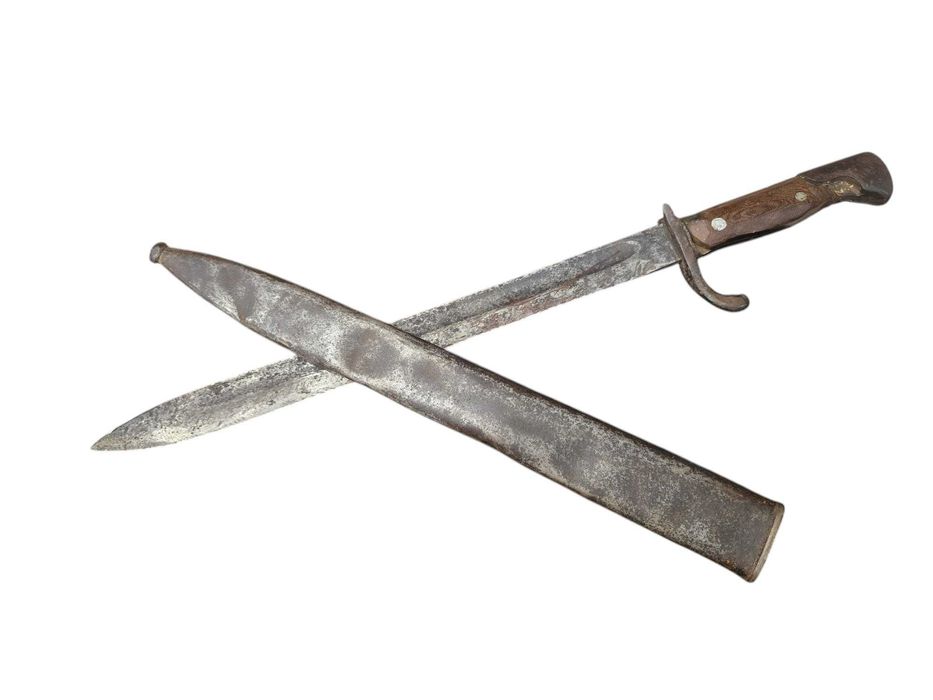 Baioneta germana WW1 Simson & Co Suhl cu teaca originala