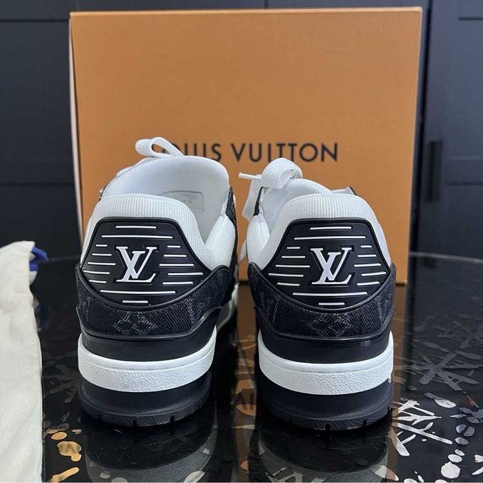 #NOU# Louis Vuitton Trainers LV Trainers Black Negru - Livrare Verificare - (Dispunem de mai multe modele)