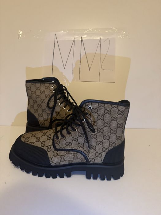 Bocanci/Ghete Gucci GG boots full brown,