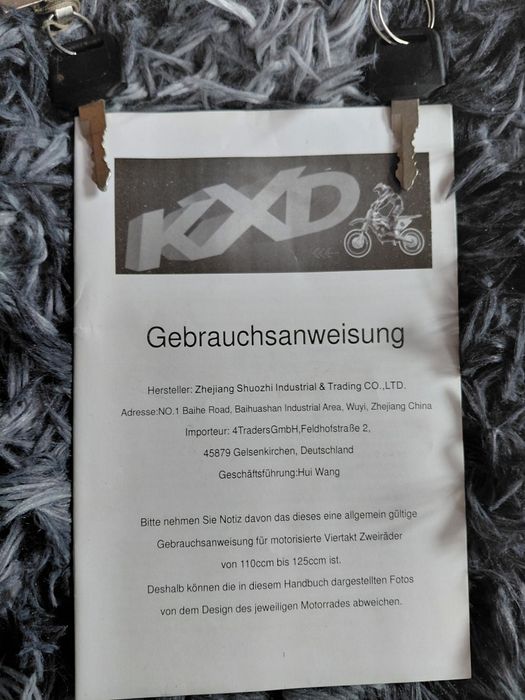 Vând cross kxd pro germany 125cc