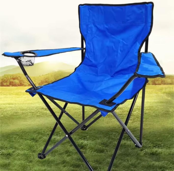 Нов -Удобен Стол Ronyes, За къмпинг или риболов, Сгъваем