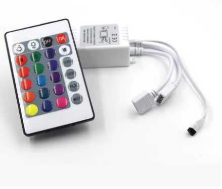RGB Контролер с 24-бутонно дистанционно