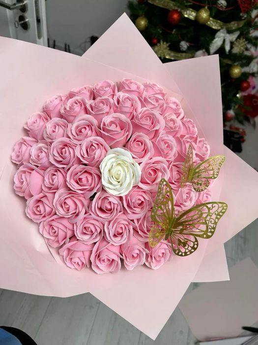 Buchet trandafiri sapun(oferta)