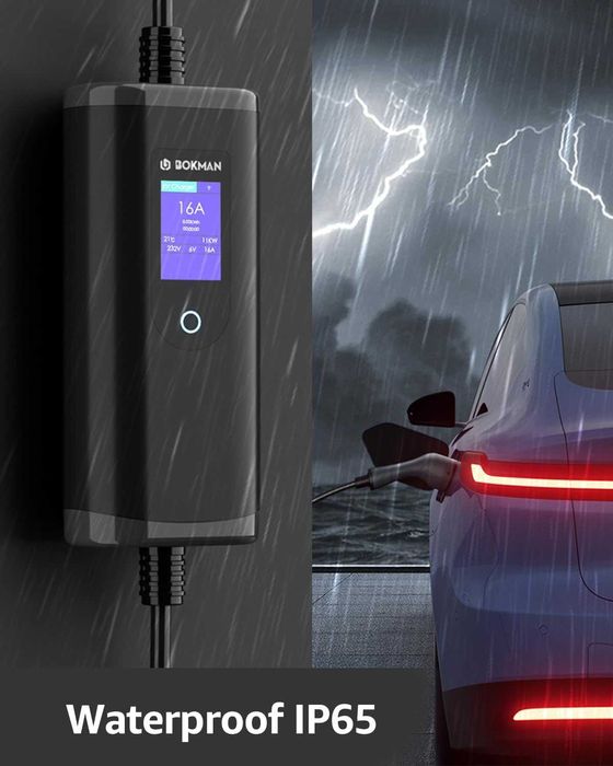 Зарядно устройство Bokman EV 7kW Тип 2 към CEE щепсел, 8M