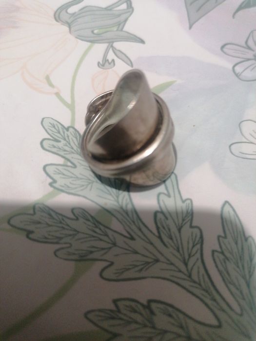 Inel de argint cu model vintage