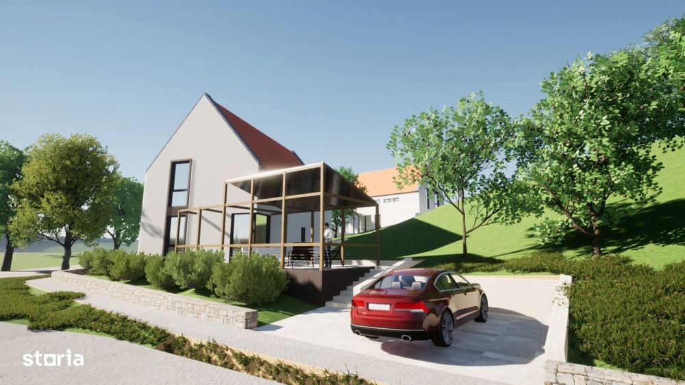 Teren de casa individuala cu AC, langa lac, 750 mp, Ciurila