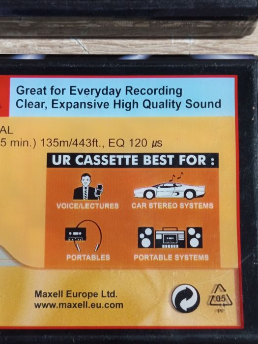 Аудио касети "Maxell"90