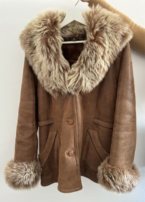 Cojoc damă din blană naturală de oaie