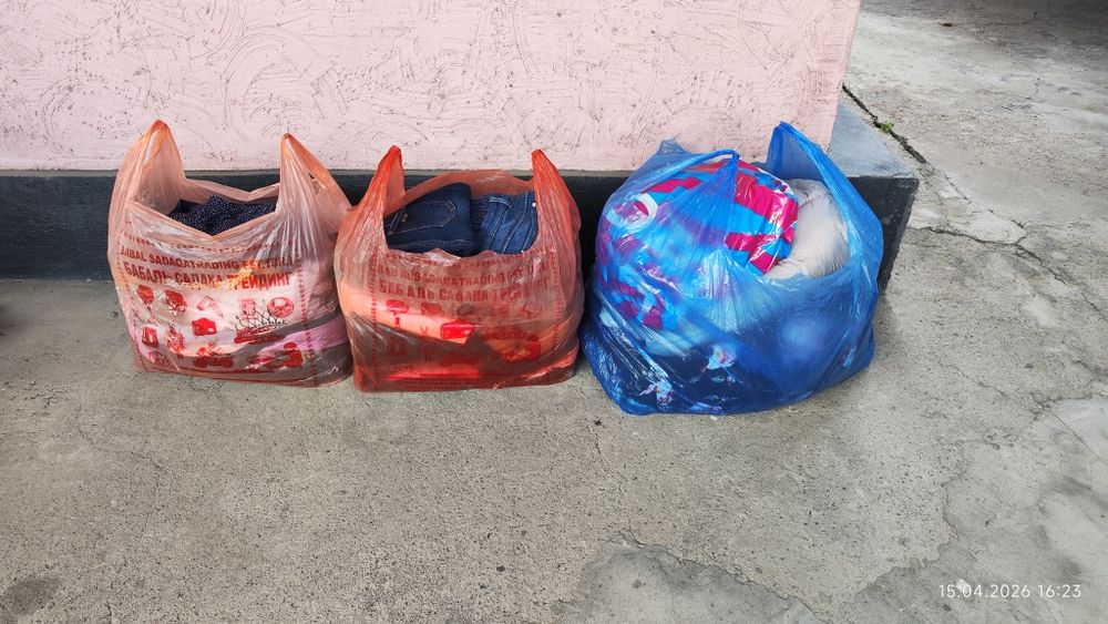 3 мешка одежды для девочки-подростка-2ООО