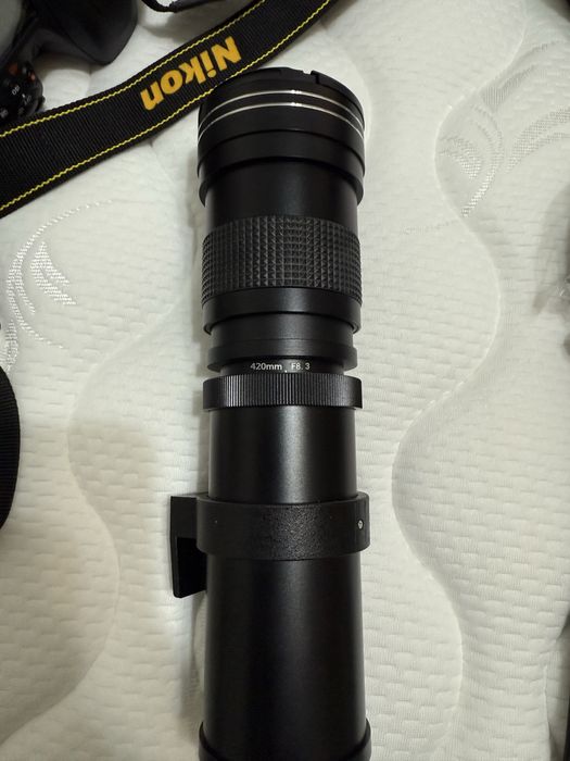 Nikon D7500 Фотоапарат с 3 обектива и екстри