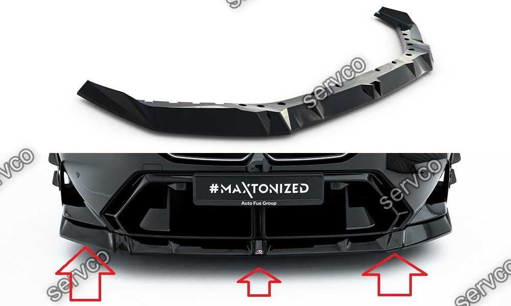 Prelungire splitter bara fata Bmw M5 G90 Sedan Touring 2024- v1 - Maxton Design