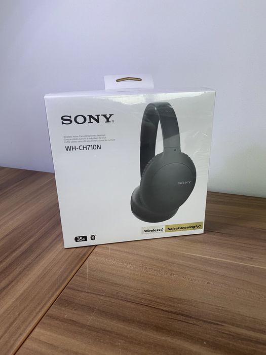 Stereo Headset Sony, Wireless, WH-CH710N, Black, Sigilat