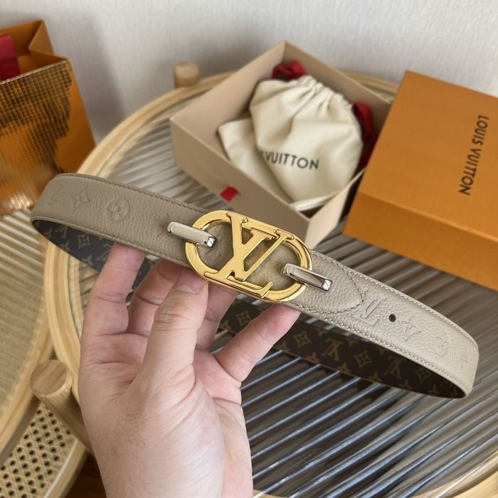 LV двулицев колан от естествена кожа New Season