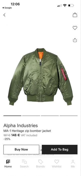 Яке Alpha Industries тип bomber