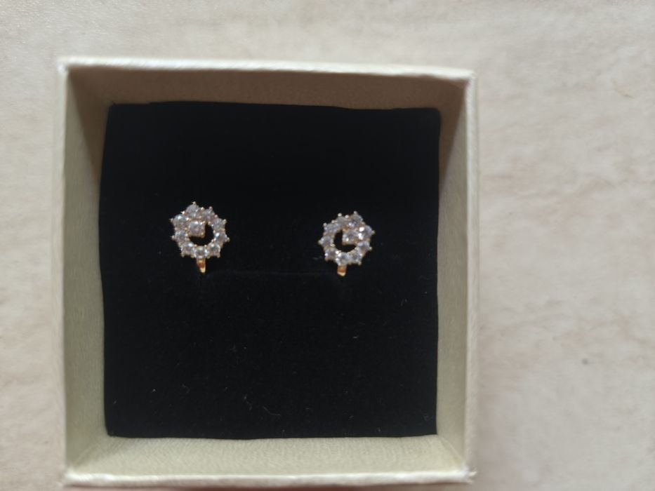 Детски златни обеци