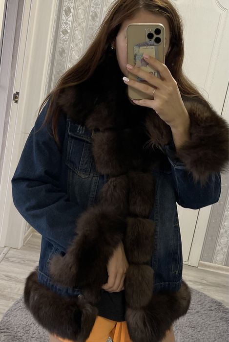 Продам джинсовую парку