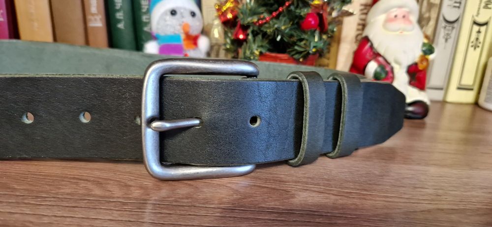 Кожаный ремень.ручная работа.