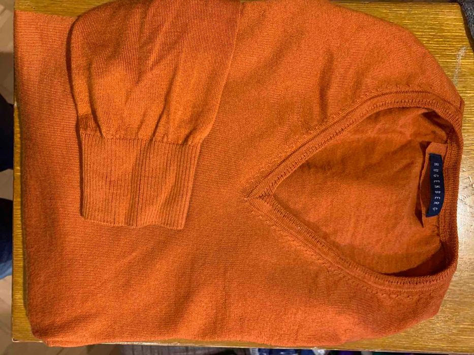 Мъжки пуловер Hugenberg, фина вълна мерино