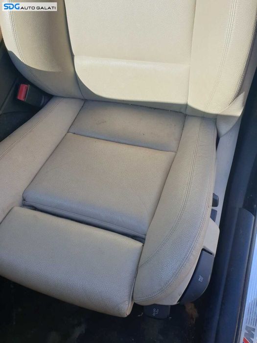 Interior Piele Crem cu Incalzire Scaune Fata si Bancheta Spate Sezut cu Spatar BMW Seria 5 F11 2009 - 2017 [C5278] [C5279] [C5280]