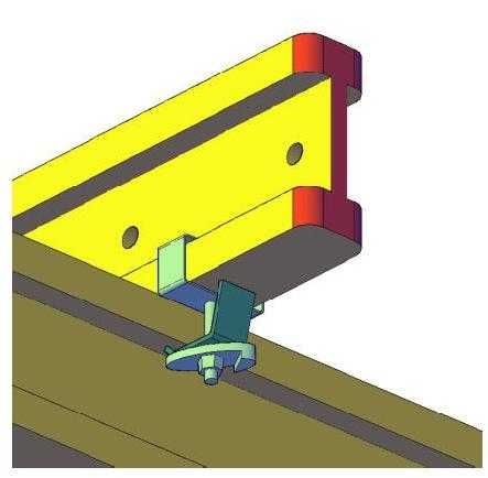 заключваща скоба за кофражна греда н-20