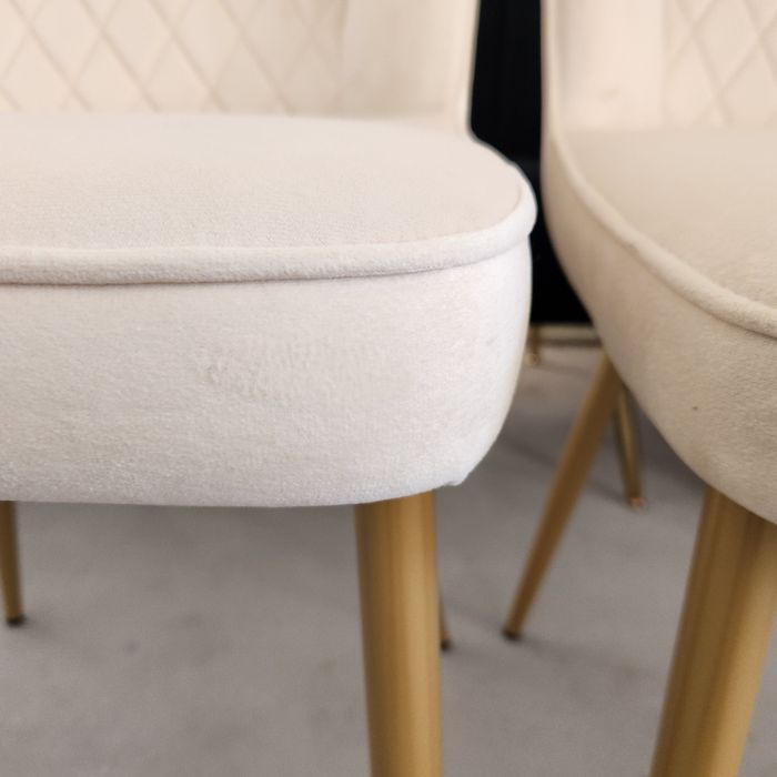 SS30! NOU Set 4 scaune dinning beige