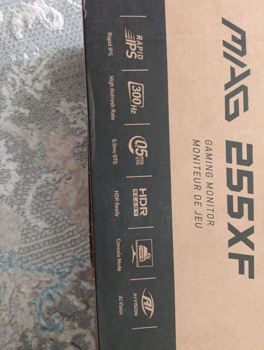СРОЧНО! MSI MAG 255XF 300Hz 0.5ms — Почти новый, дешево
