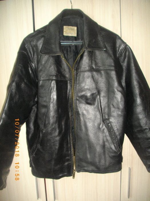 Мъжки Естествена Кожа-Якета-Дълги Шуби-Къси Спортни-Внос-Ползвани